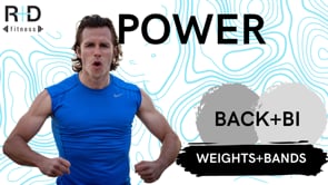 Back and Bi Power (Weights+Bands) 71923