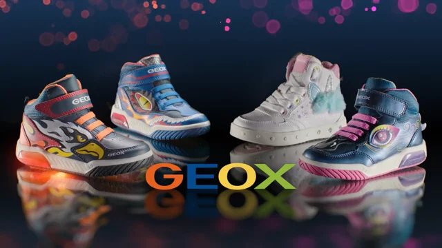 Geox store flashing shoes