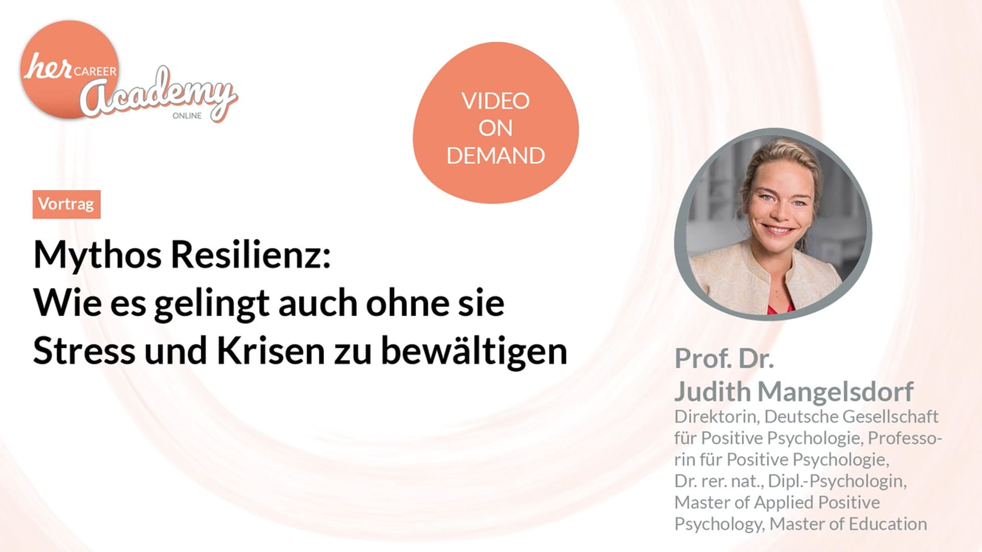 (Trailer) Mythos Resilienz: Wie es gelingt auch ohne sie Stress und Krisen zu bewältigen