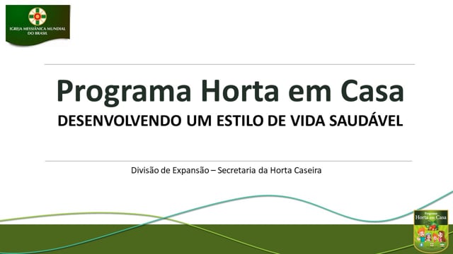 Capa do vídeo “Min. Carlos Daniel - Programa Horta em Casa”
