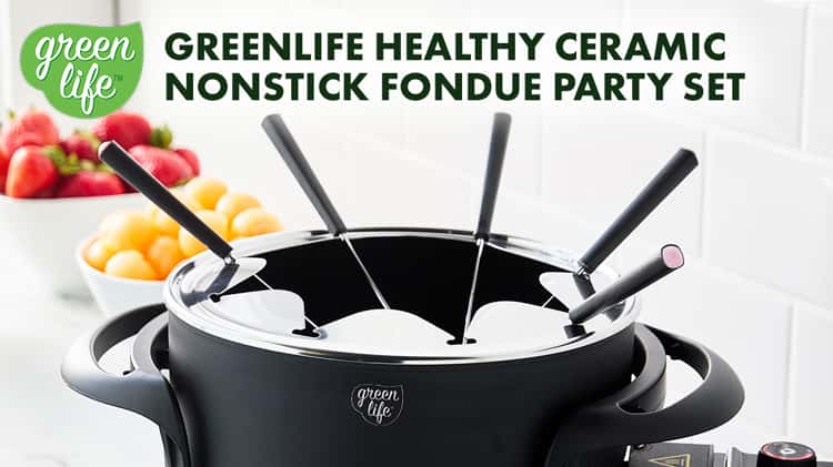 GreenLife Healthy Ceramic Nonstick Turquoise Waffle and Sandwich Duo