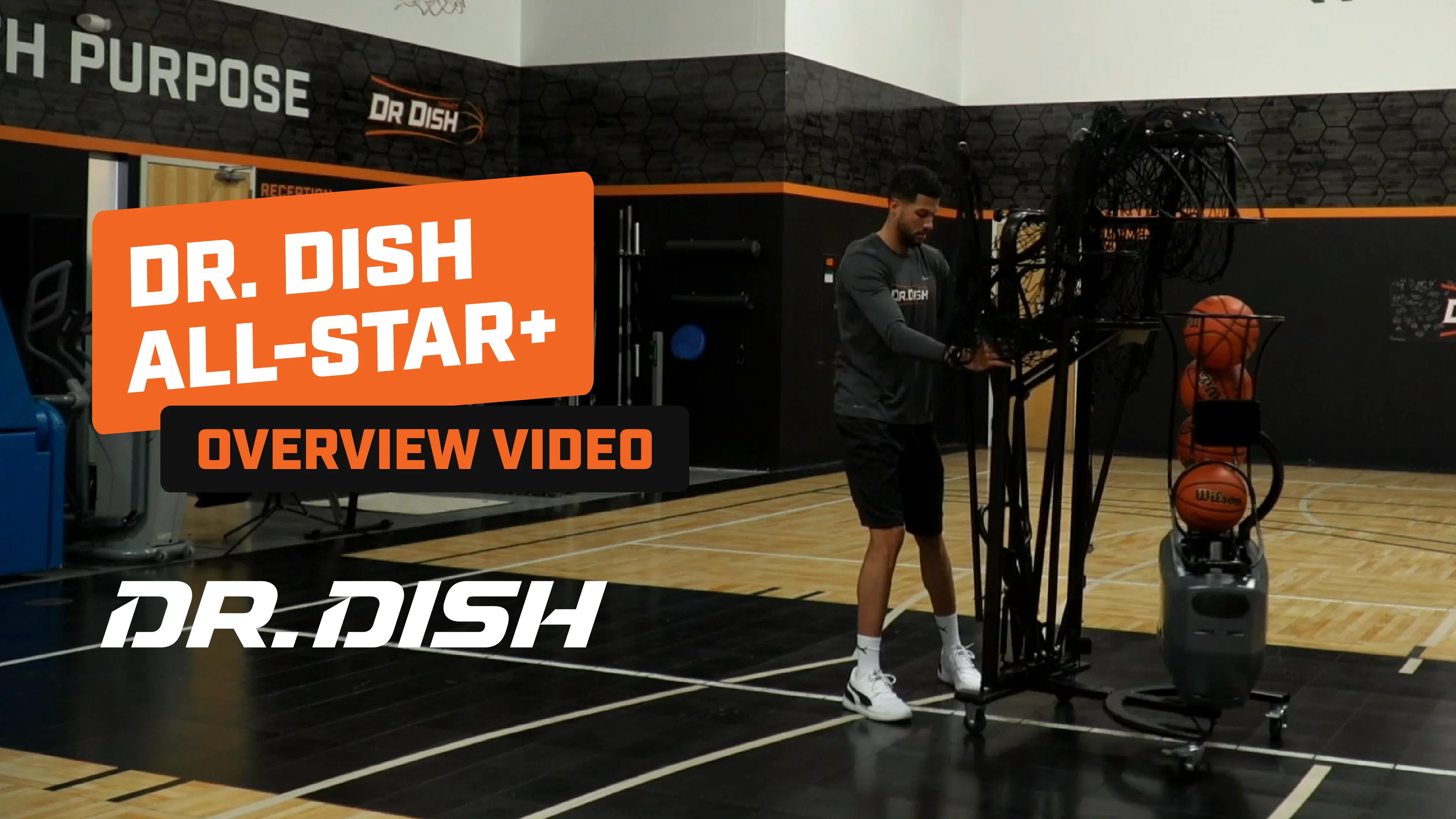 Dr. Dish All-Star バスケットボールシューティングマシン Basketball Shooting Machine Dr Dish All-star+ - Tripl3 Shot