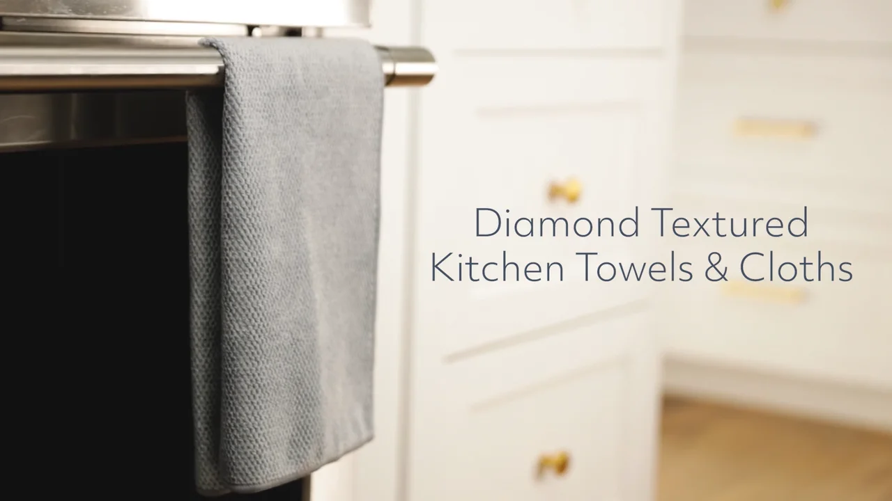 Diamond Textured Kitchen Towels Cloths