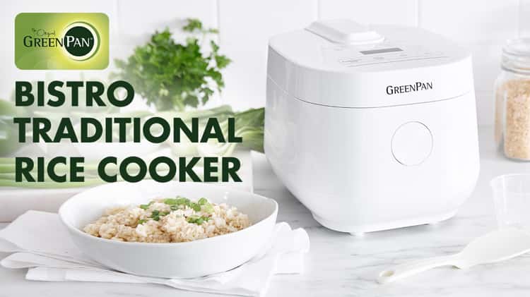 GreenLife Rice Cooker, White