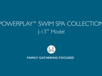 Jacuzzi® Powerplay™ Family Gathering Focused Swim Spa