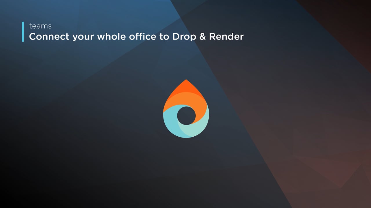 Connect your entire office to Drop & Render - Video tutorial thumbnail