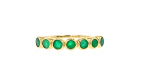 40 ct. t.w. Bezel-Set Emerald Ring in 14kt Yellow Gold