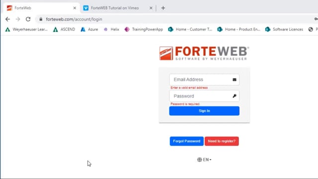 ForteWEB™ Software :: Weyerhaeuser