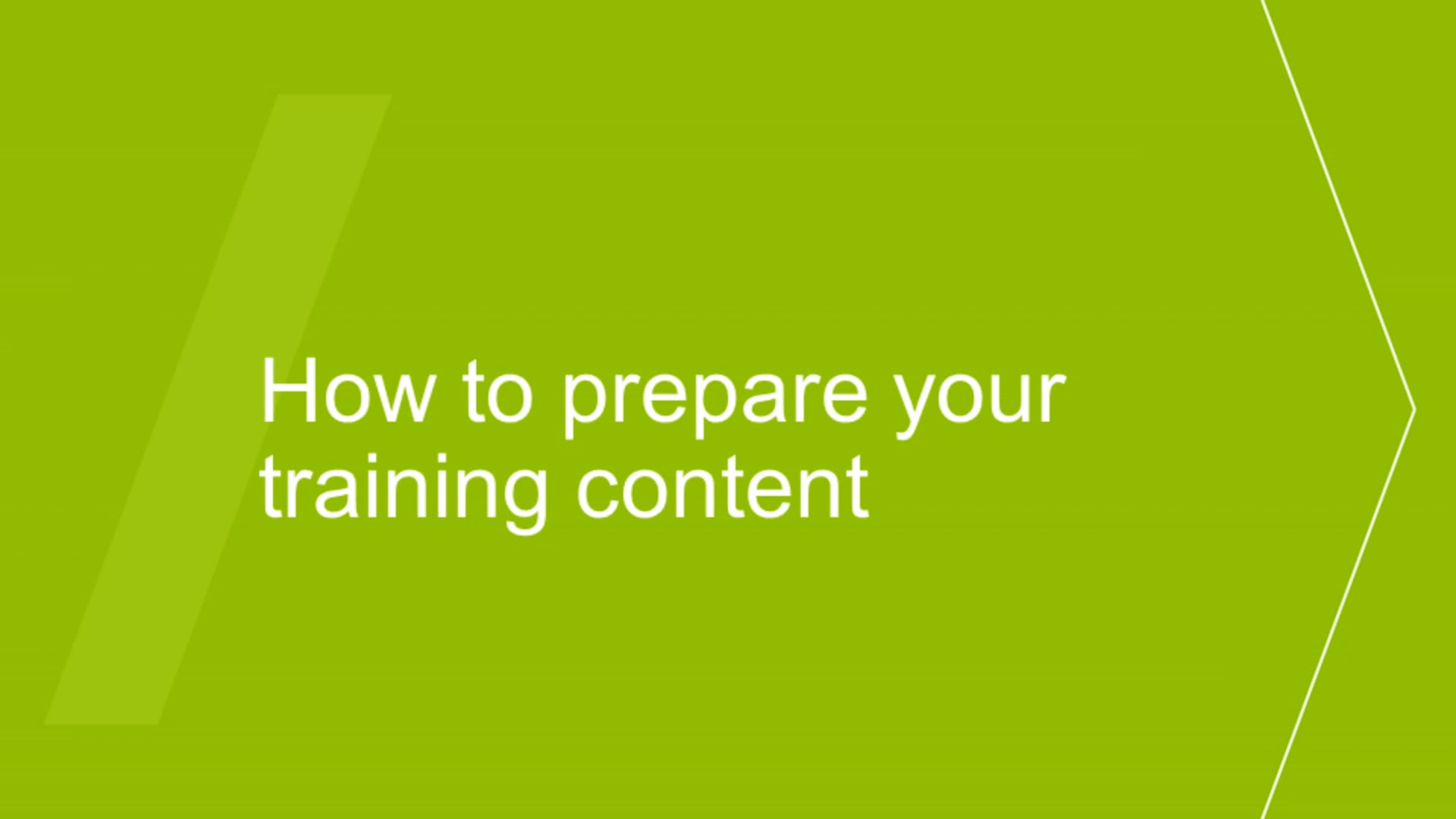 2. How to prepare your training content on Vimeo