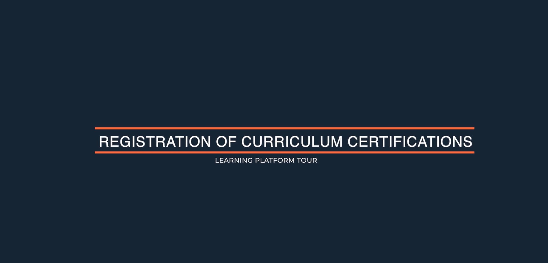 How To Complete Registration Of Curriculum Certifications In The NCCER ...