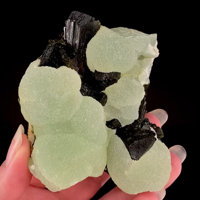 Prehnite on Epidote