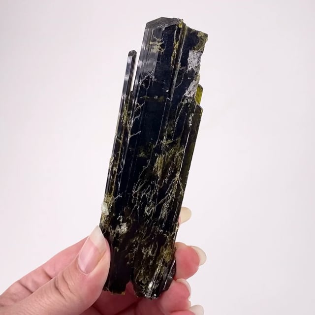 Epidote (large doubly-terminated crystals)