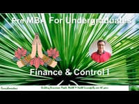 Finance &amp; Control I