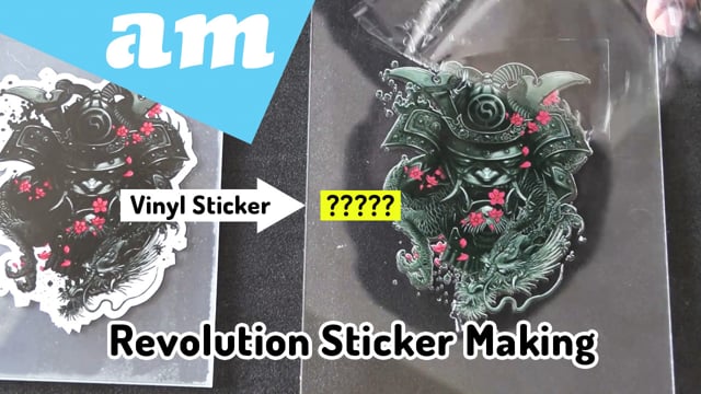 Revolution Sticker Making by UVDTF Printer with White Ink and Varnish for Print&Apply Easy Stickers