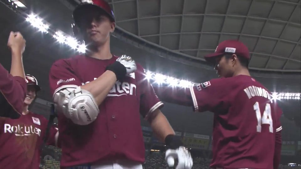 【4回表】一振りで逆転!! イーグルス・辰己涼介 ライトスタンドへ第7号3ランホームラン!!  2023年7月23日 埼玉西武ライオンズ 対 東北楽天ゴールデンイーグルス