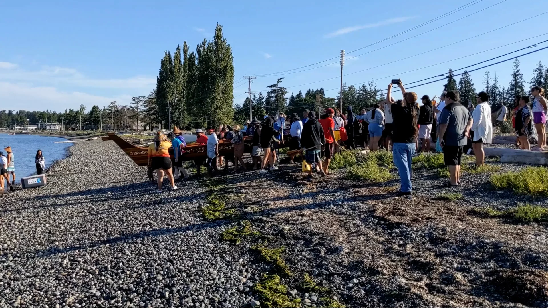 Canoe Journey 2023 Paddle to Muckleshoot from Birch Bay on Vimeo