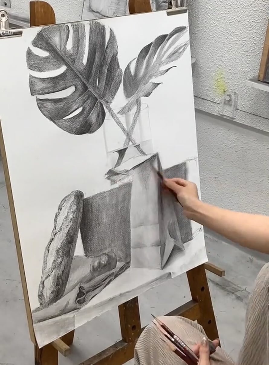基礎科＿夏季講習_鉛筆デッサン静物デモスト | Videos & Movies on Vimeo