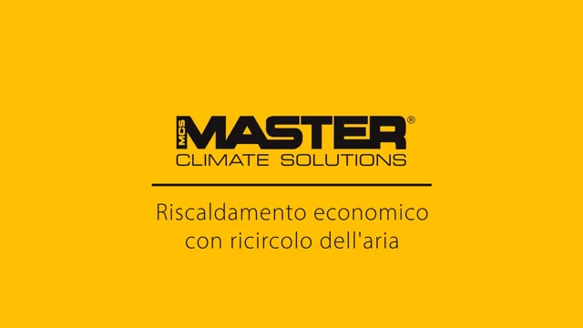 Master BV 400 – riscaldatore d'aria indiretti a gasolio