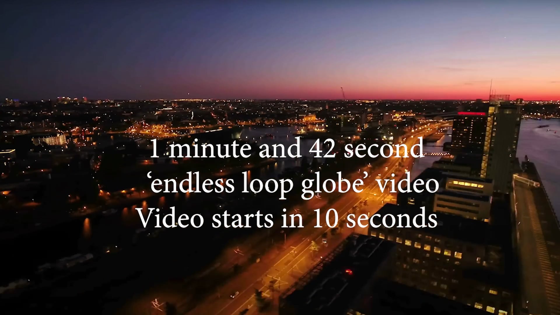 endless loop video on Vimeo