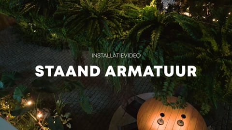 Staand armatuur installeren