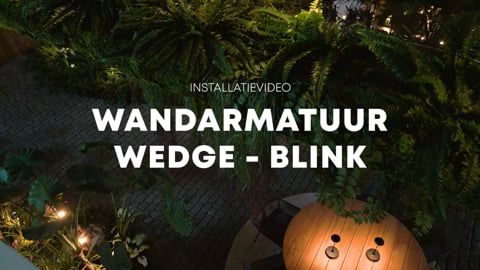 Wandarmatuur WEDGE - BLINK installeren