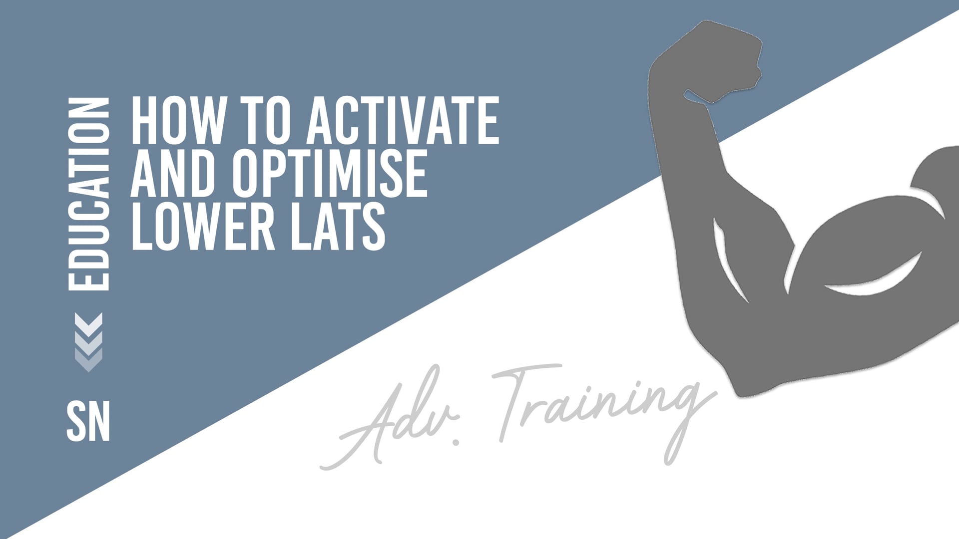 How to activate and optimise lower lats