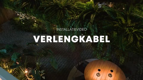 Verlengkabel installeren