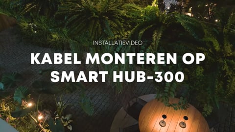 Kabel monteren op SMART HUB-300