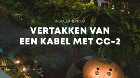 Vertakken van een kabel met CC-2