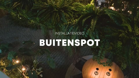 Buitenspot installeren
