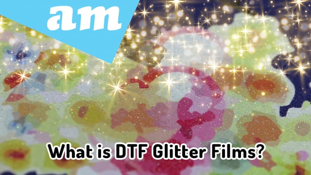 DTF Glitter Film Create Bling-Bling Clothing Printing on DTF Printer Machine, Many Colour Available