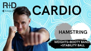Hamstring Cardio (weights+stability ball+booty bands) 72123