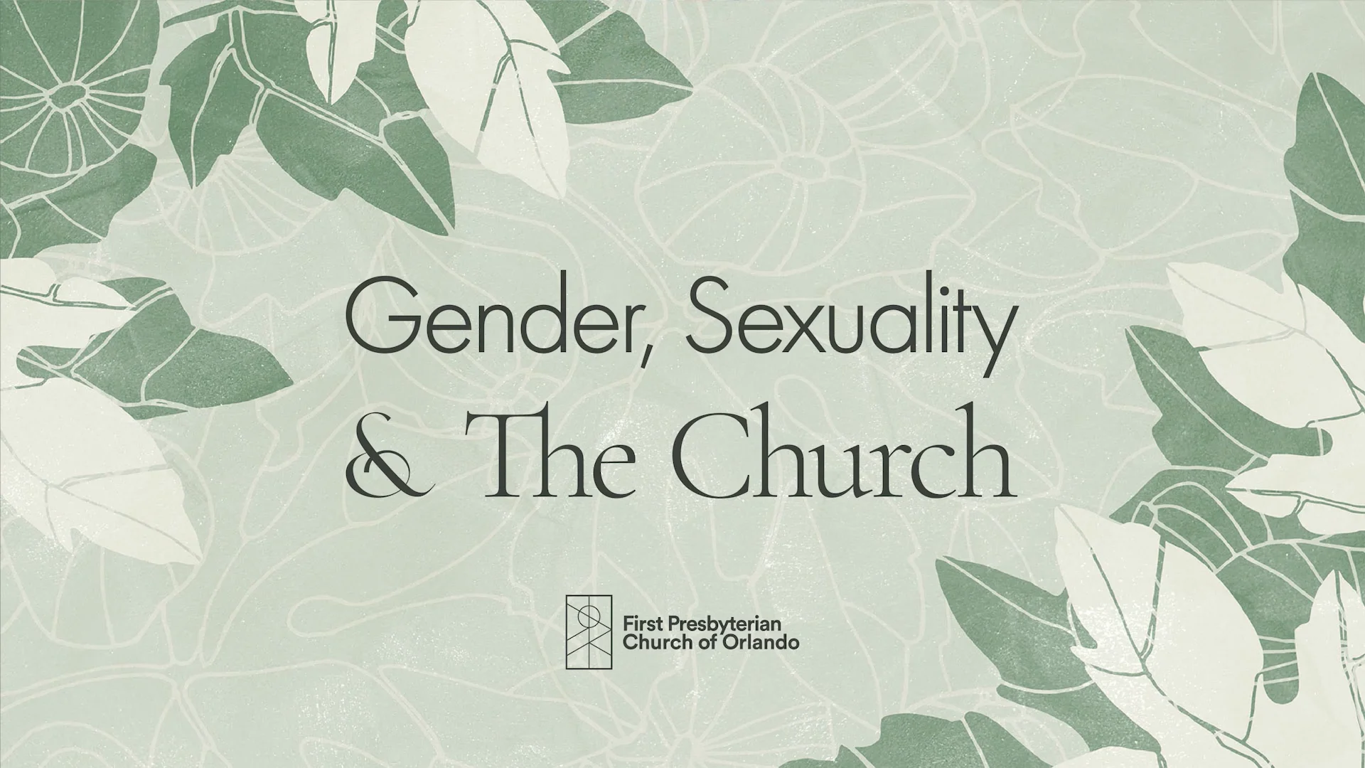 Gender Sexuality And The Church Intro On Vimeo