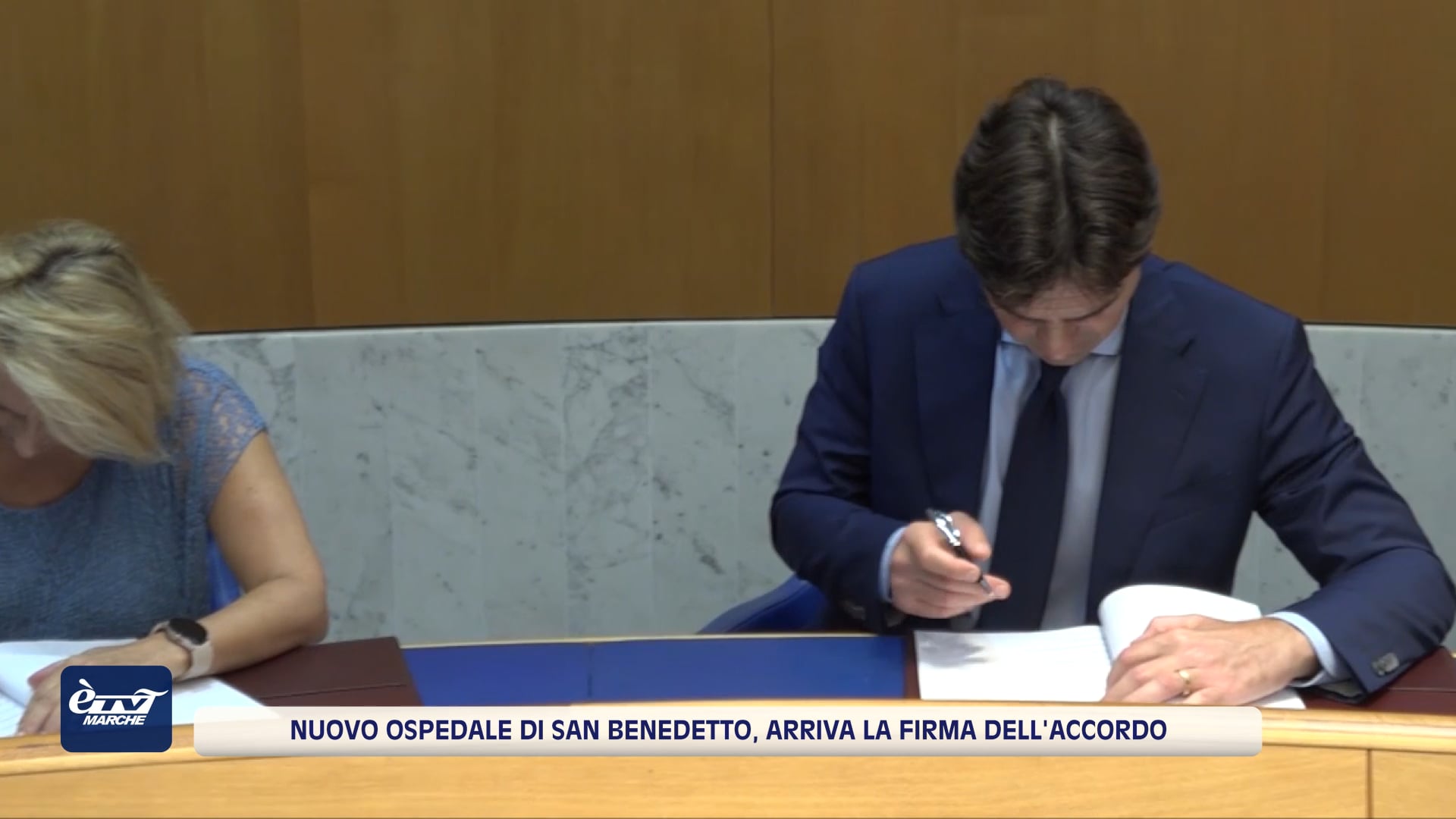 Nuovo ospedale di San Benedetto, arriva la firma dell'accordo - VIDEO