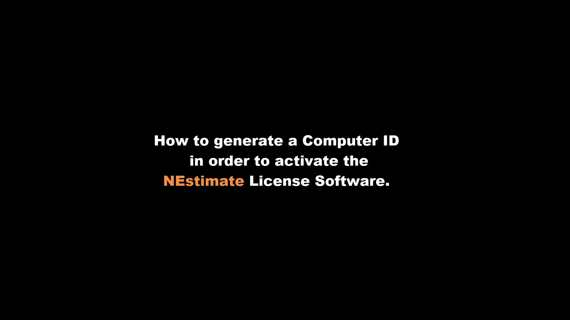 Tips & Tricks: NEstimate Marker Making software: How to generate a computer ID