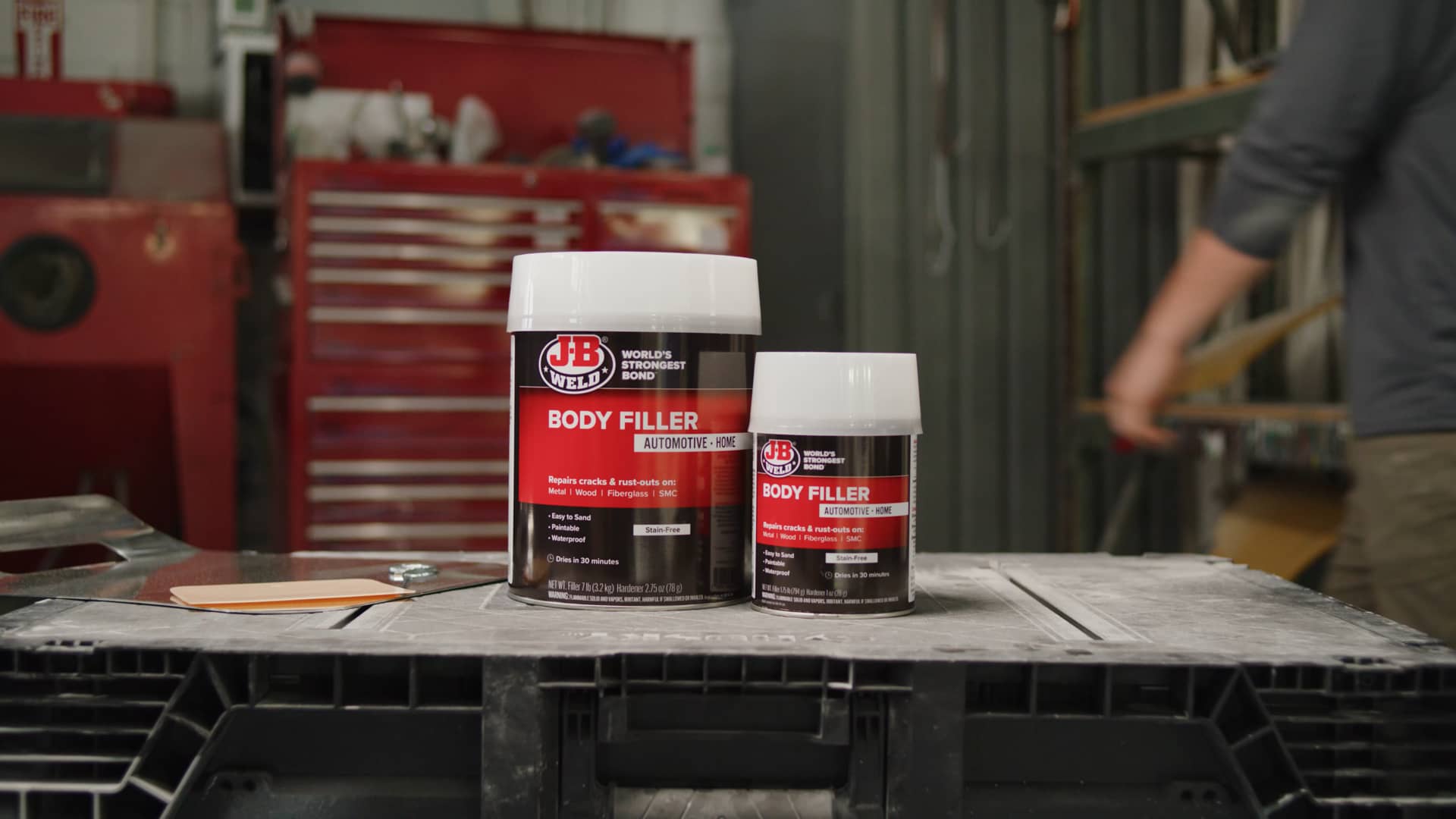 JB Weld Body Filler on Vimeo