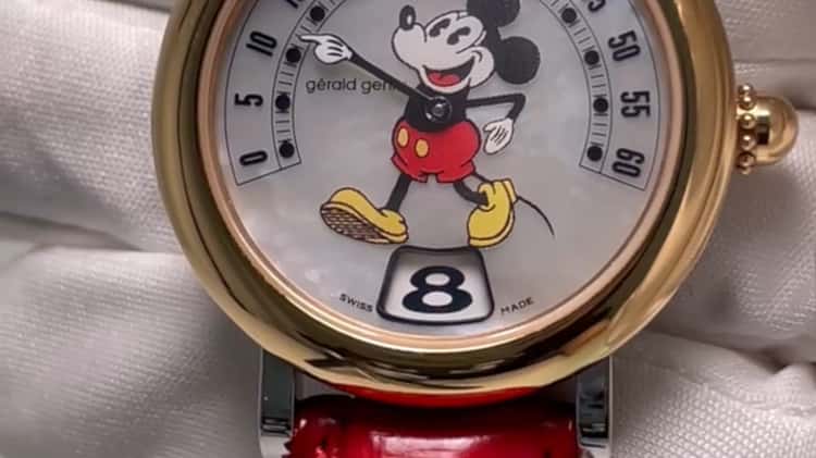 Gerald Genta Retro Fantasy Mickey Mouse Steel & 18KRG on Vimeo