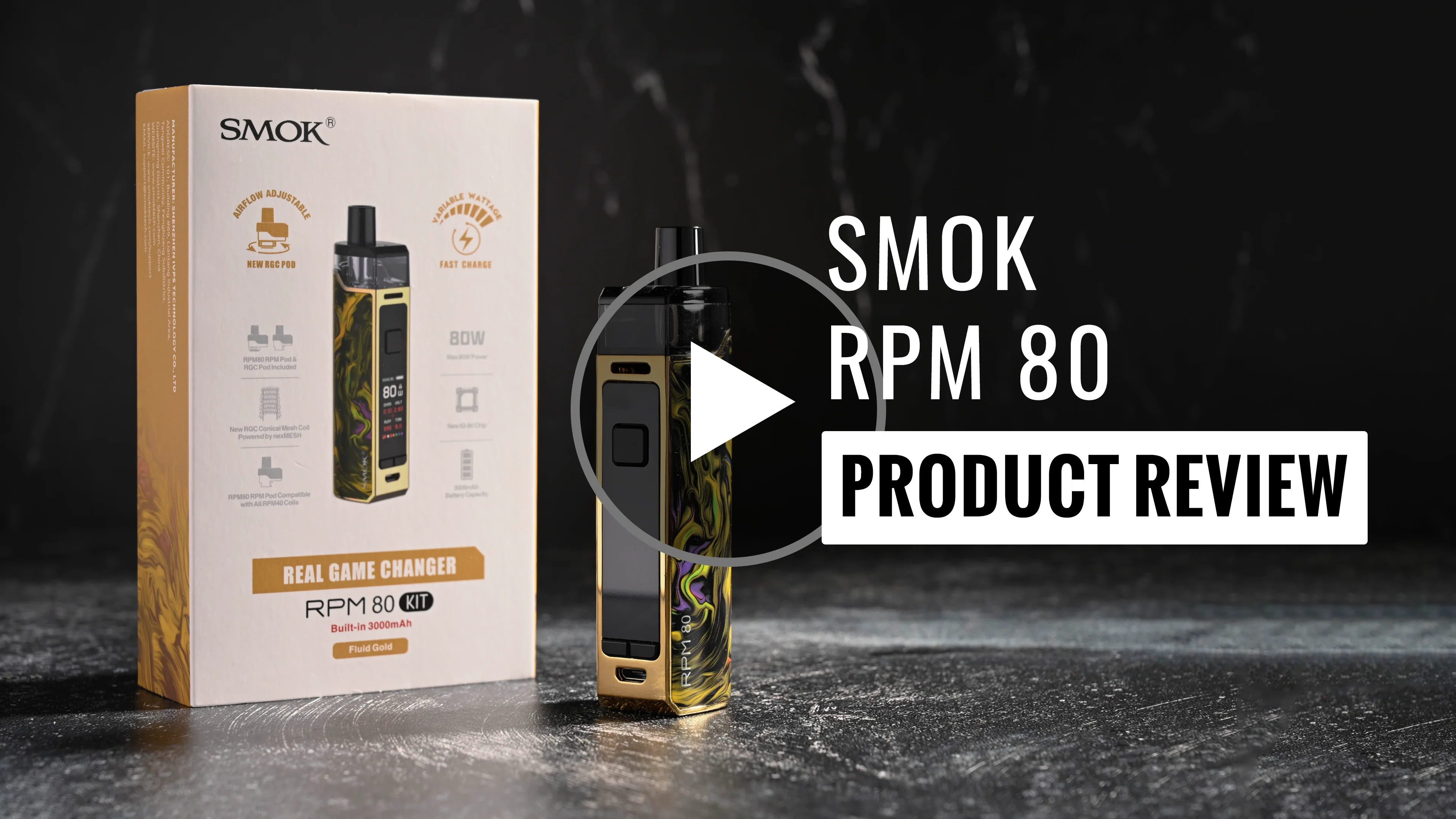 smok rpm80 pro vape kit SMOK RPM80 Pro Pod Device Kit main image 1