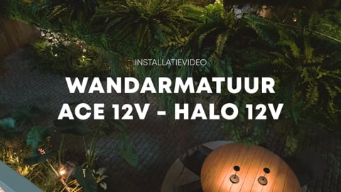 Wandarmatuur ACE 12V - HALO 12V installeren