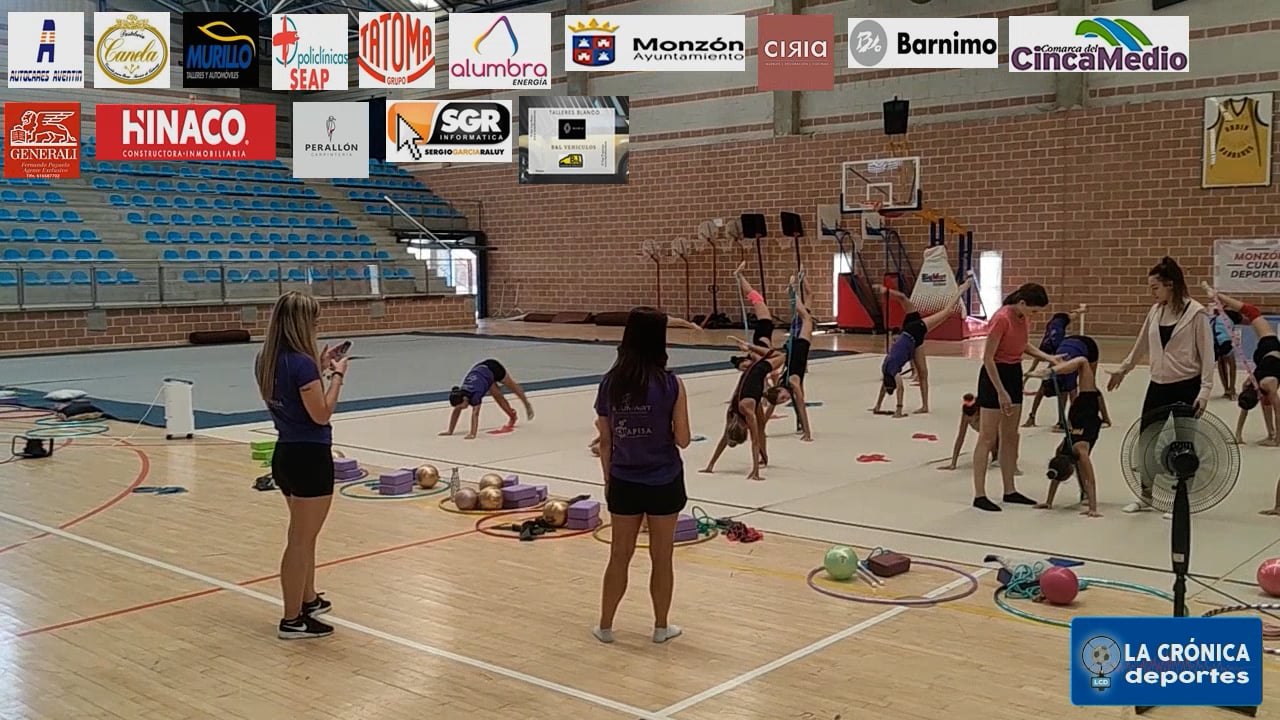 MASTERCLASS DE GIMNASIA RÍTMICA EN MONZÓN CON 3 CAMPEONAS OLÍMPICAS BÚLGARAS