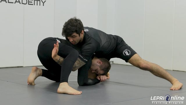 Single Leg Counter to Back Take or Reverse Triangle