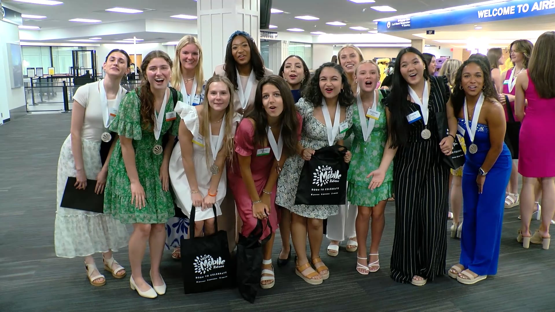 Distinguished Young Women contestants hit the town in Mobile, Alabama