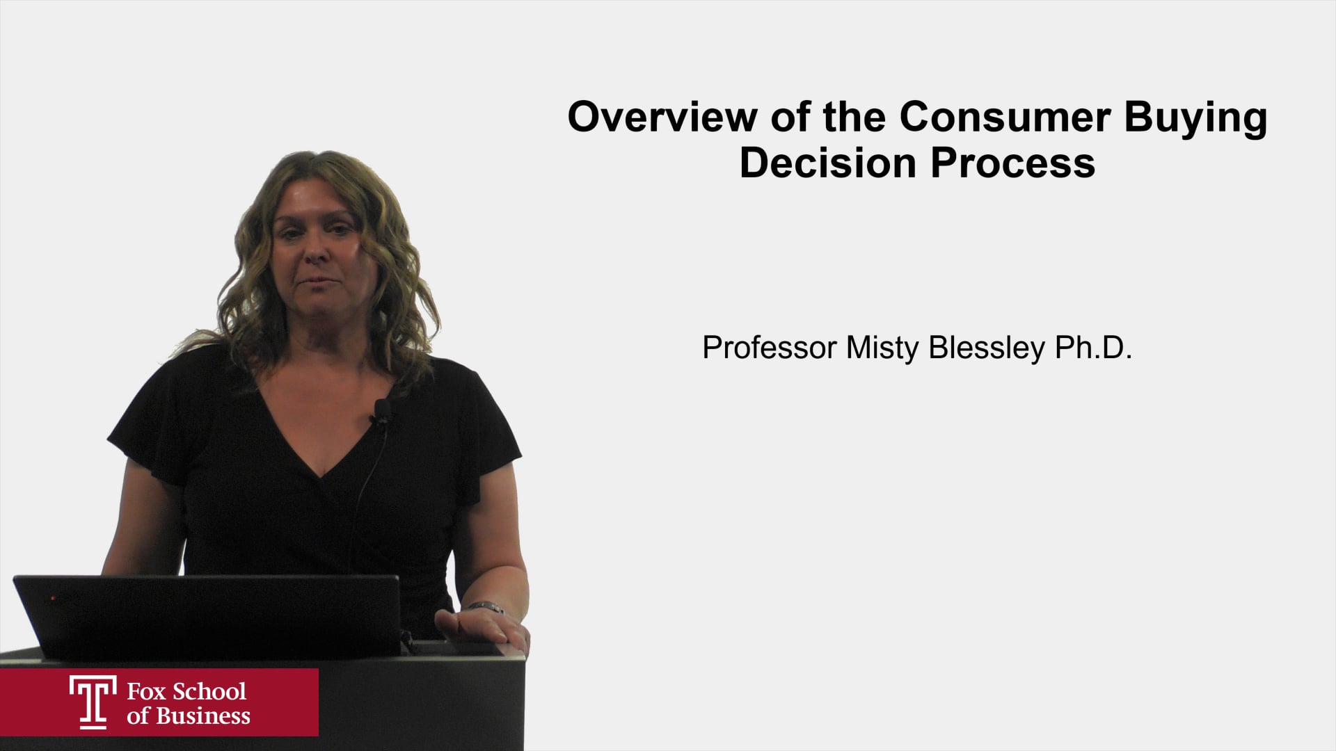 Overview of the Consumer Buying Decision Process