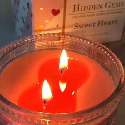 Hidden Gem Candle. DISCOVER YOUR GEM. Hidden Crystal Candle. A Surprise  Crystal in Every Candle. 