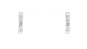 2.00 ct. t.w. Lab-Grown Diamond Hoop Earrings in 14kt White Gold