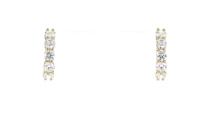 2.00 ct. t.w. Lab-Grown Diamond Hoop Earrings in 14kt Yellow Gold