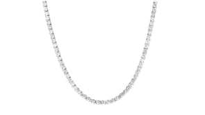 10.00 ct. t.w. Lab-Grown Diamond Tennis Necklace in 14kt White Gold