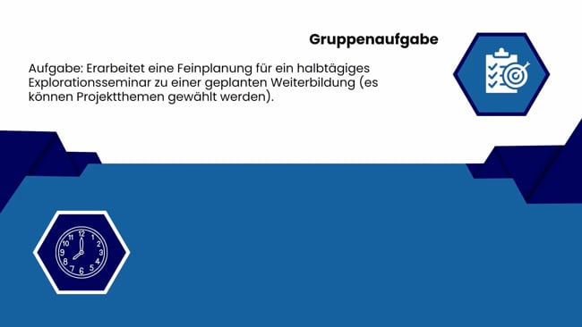 30 - Gruppenaufgabe: Explorationsseminar