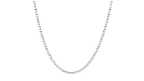 14KW 6.25CTW LAB GROWN DIAMOND TENNIS NECKLACE 20