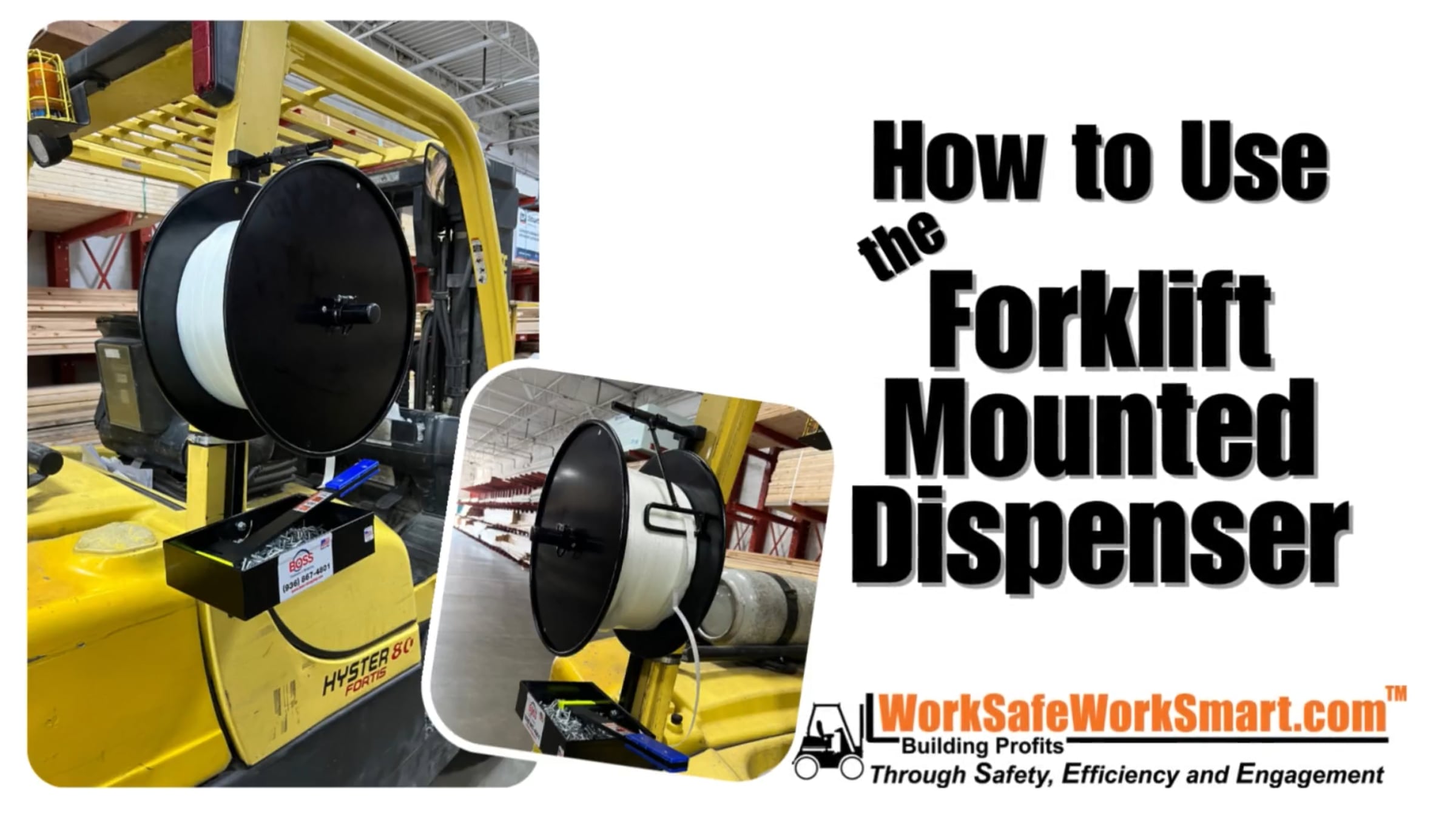 How to Use a Forklift Mounted Dispenser | Videos & Movies on Vimeo